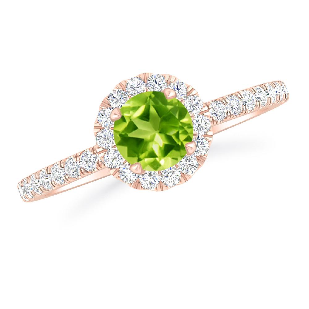 Rose Gold - Peridot