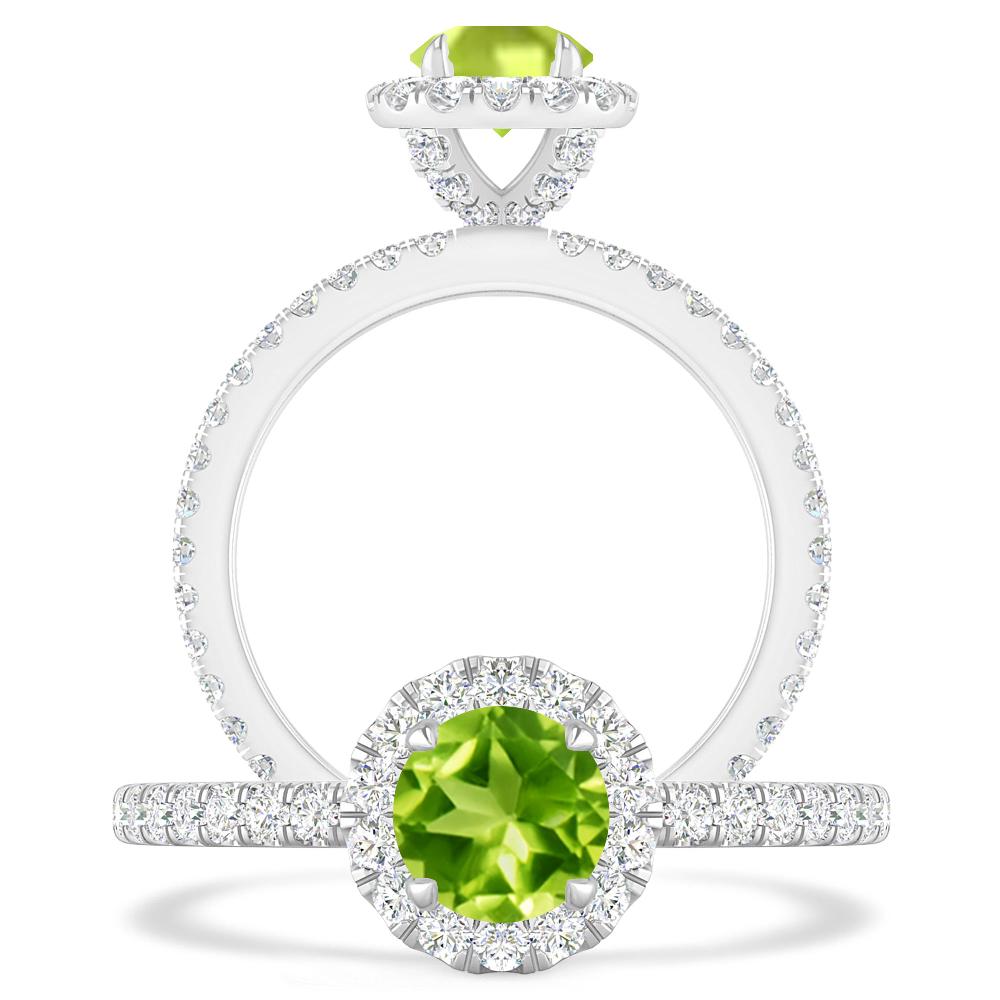 White Gold - Peridot