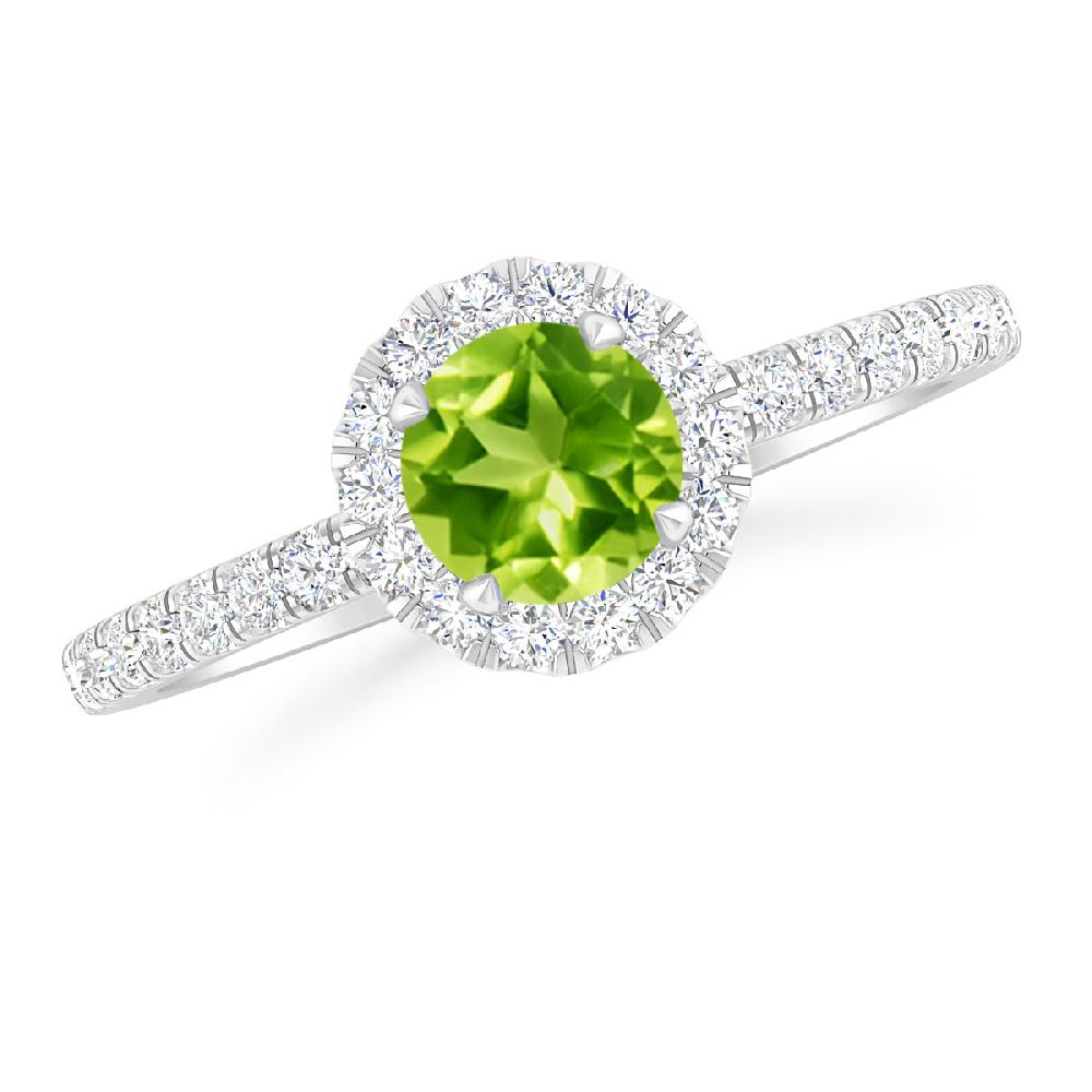 White Gold - Peridot