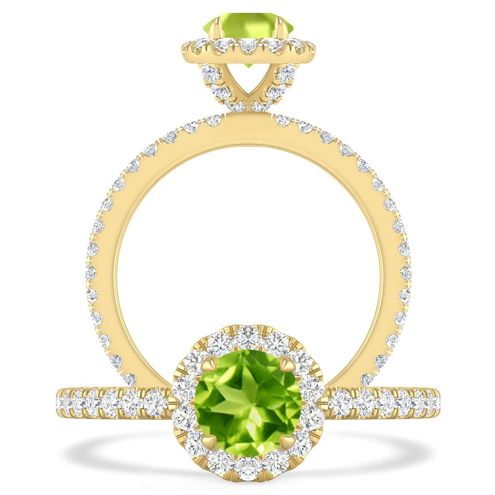 Yellow Gold - Peridot