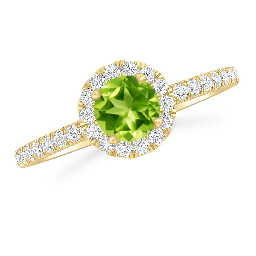 Yellow Gold - Peridot