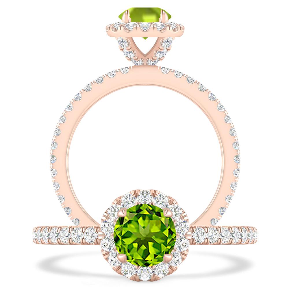 Rose Gold - Peridot