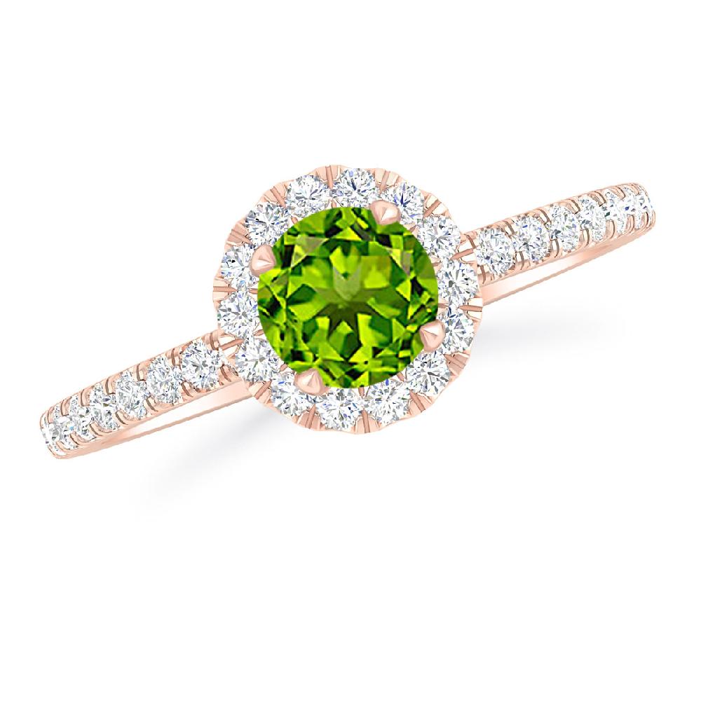 Rose Gold - Peridot