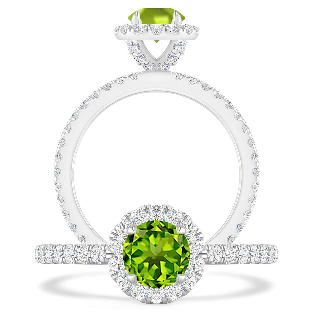 White Gold - Peridot