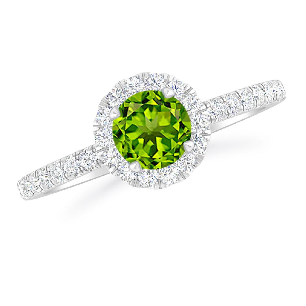 White Gold - Peridot