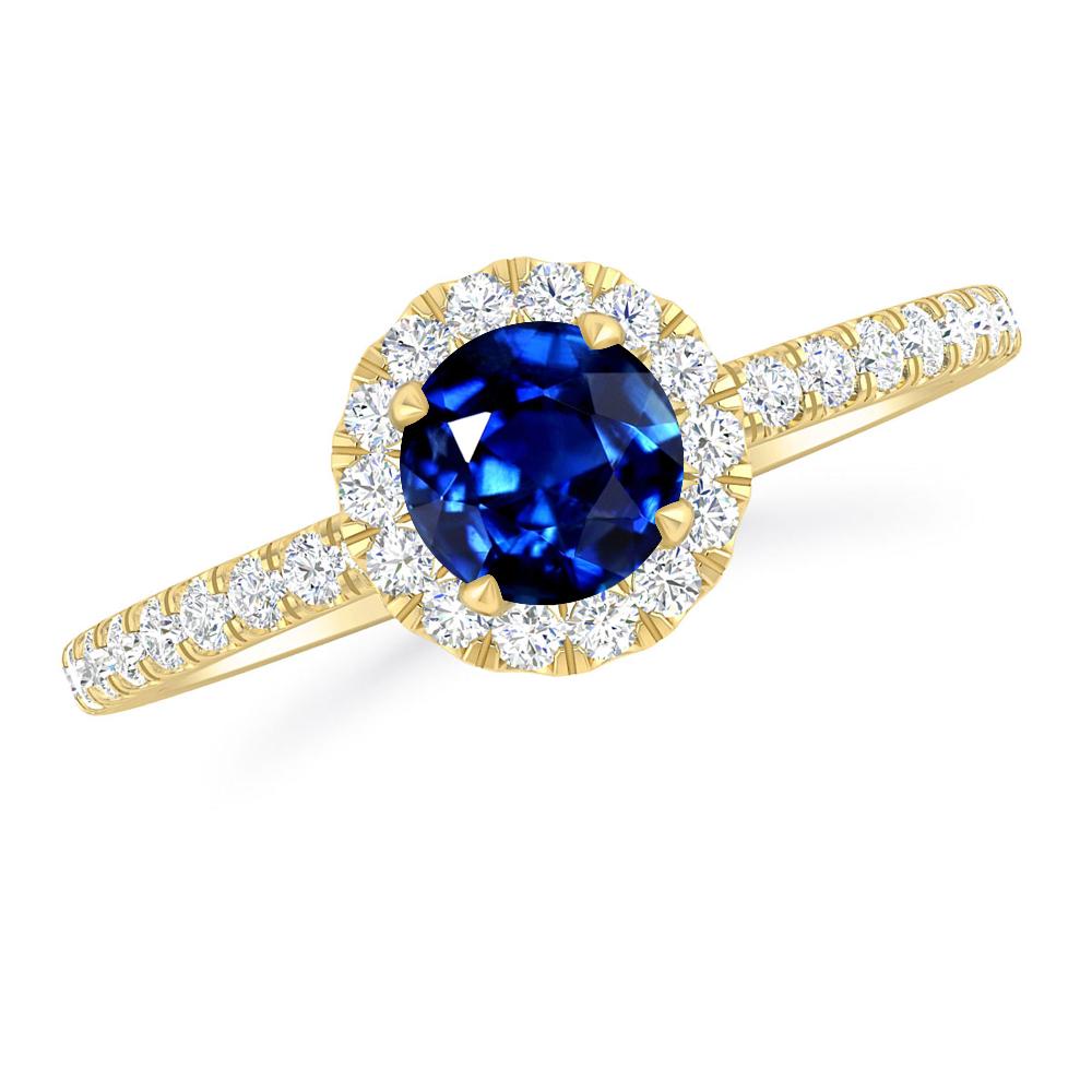 Yellow Gold - Sapphire