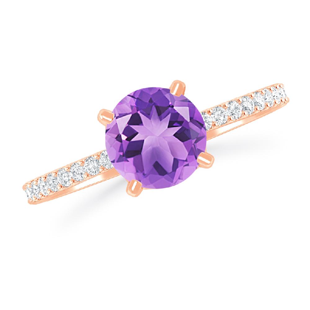 Rose Gold - Amethyst