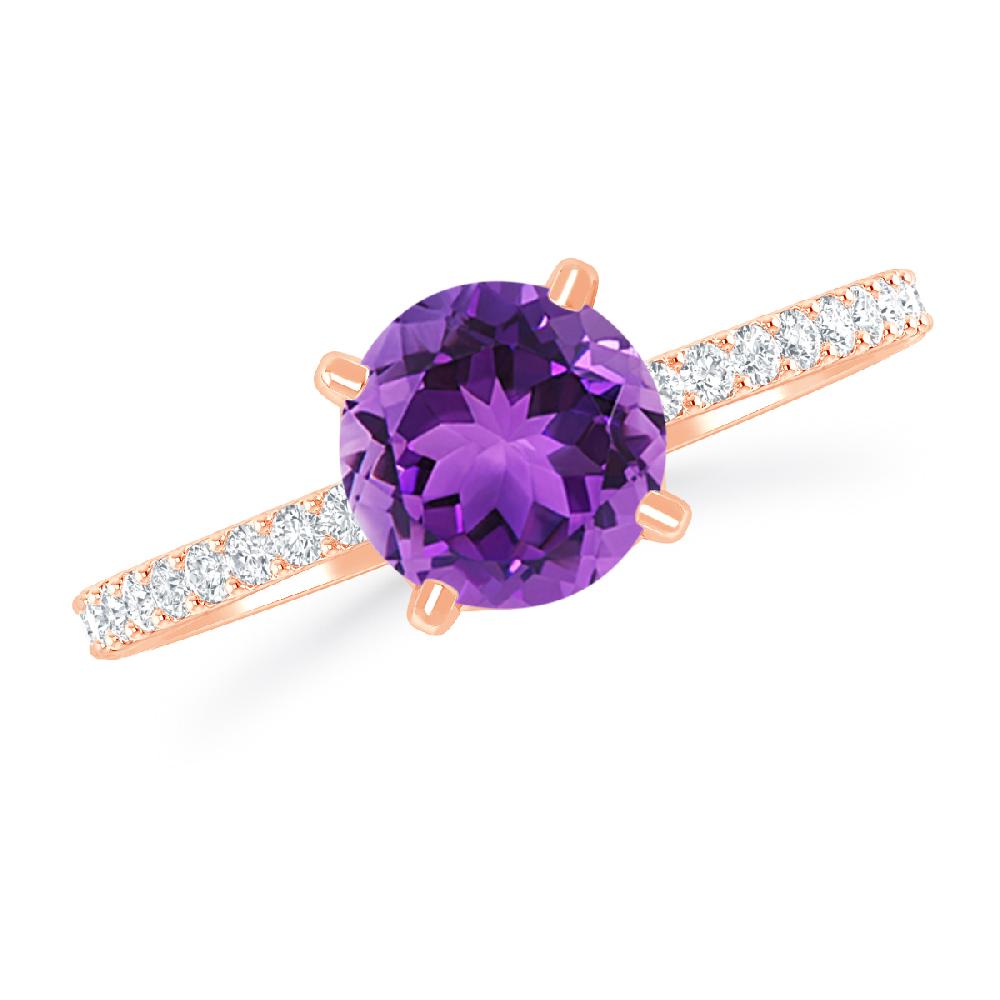 Rose Gold - Amethyst