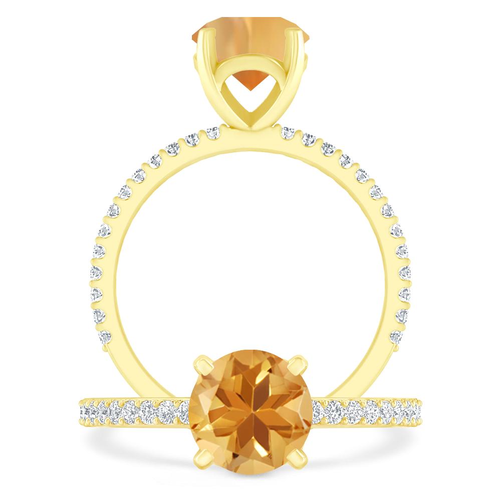 Yellow Gold - Citrine