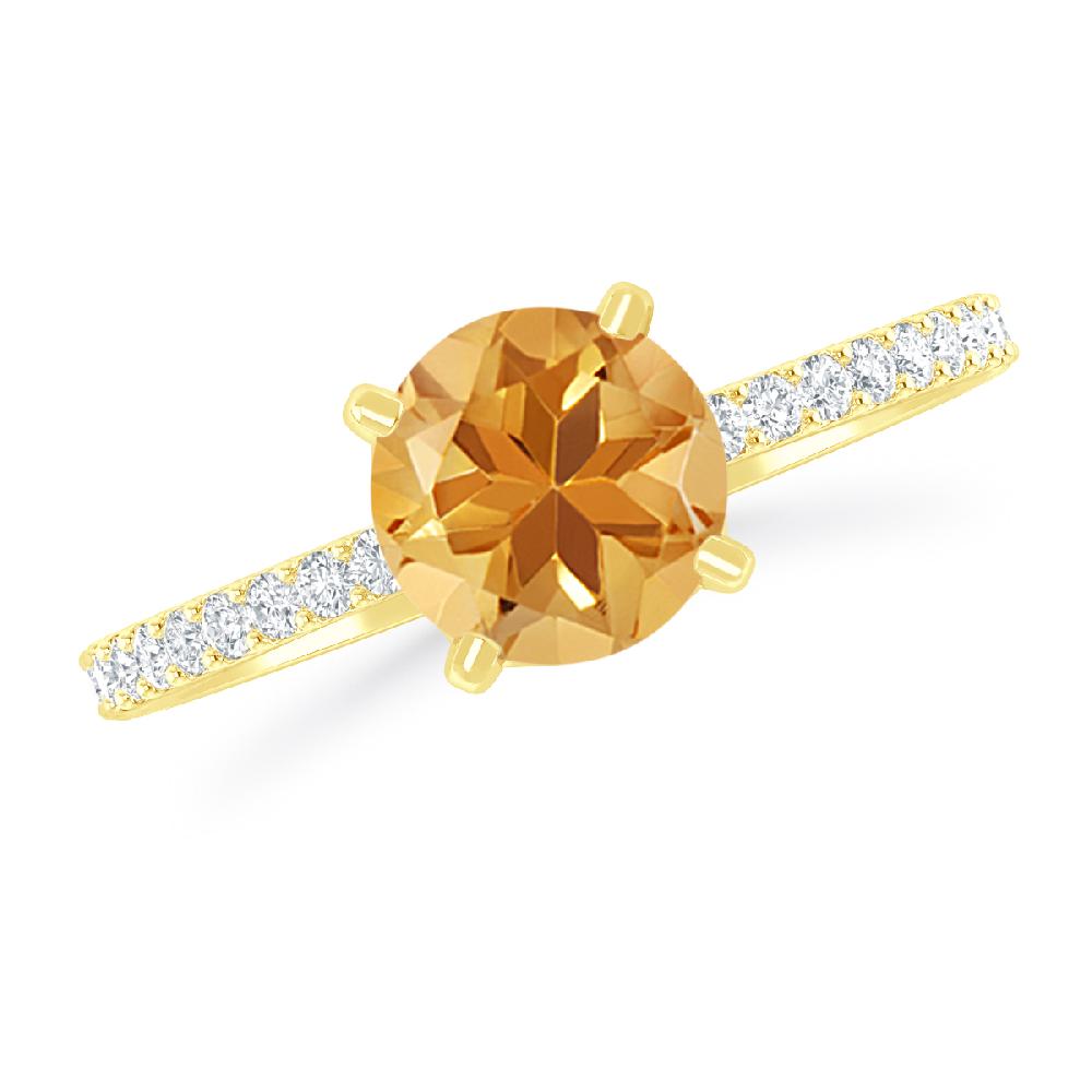 Yellow Gold - Citrine