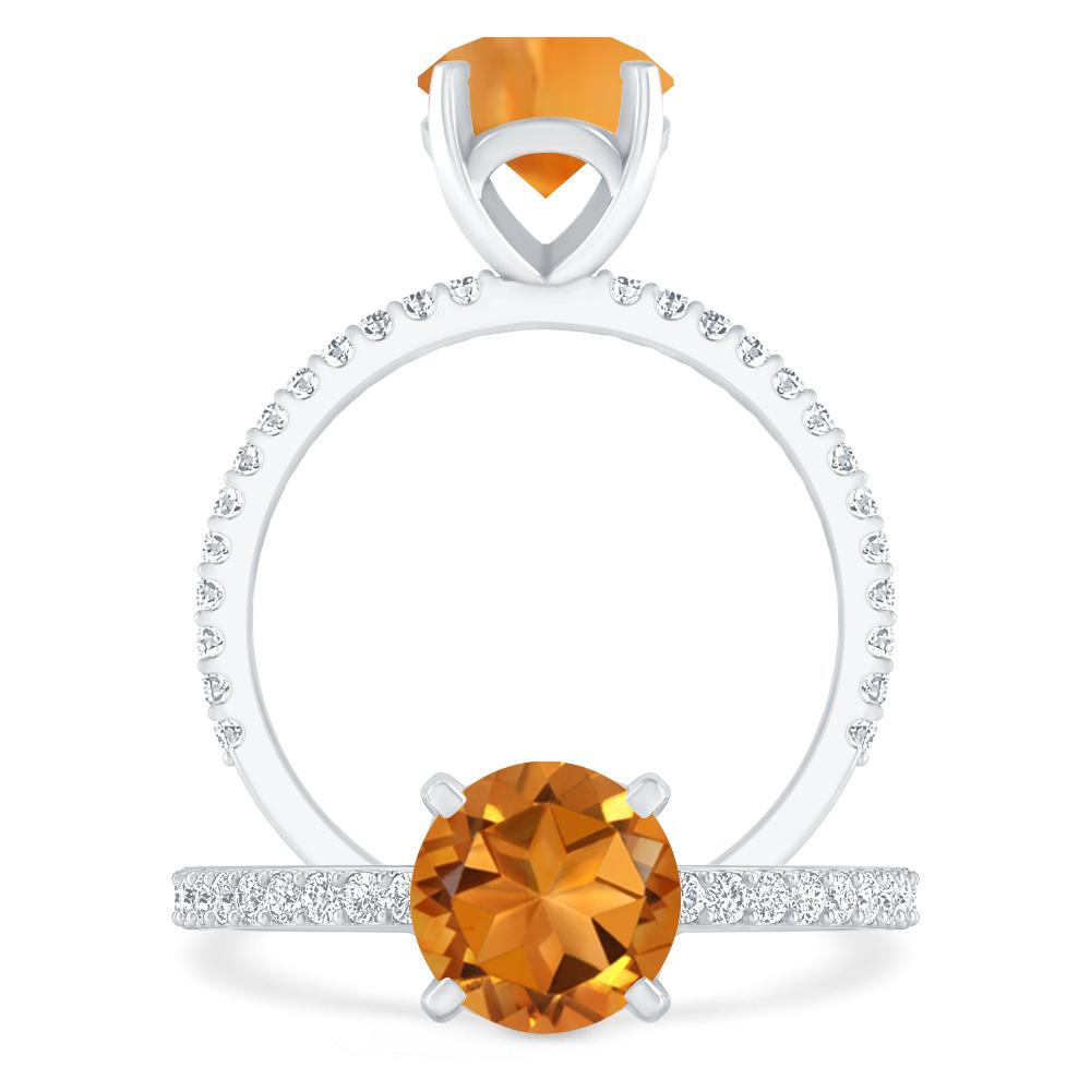 White Gold - Citrine