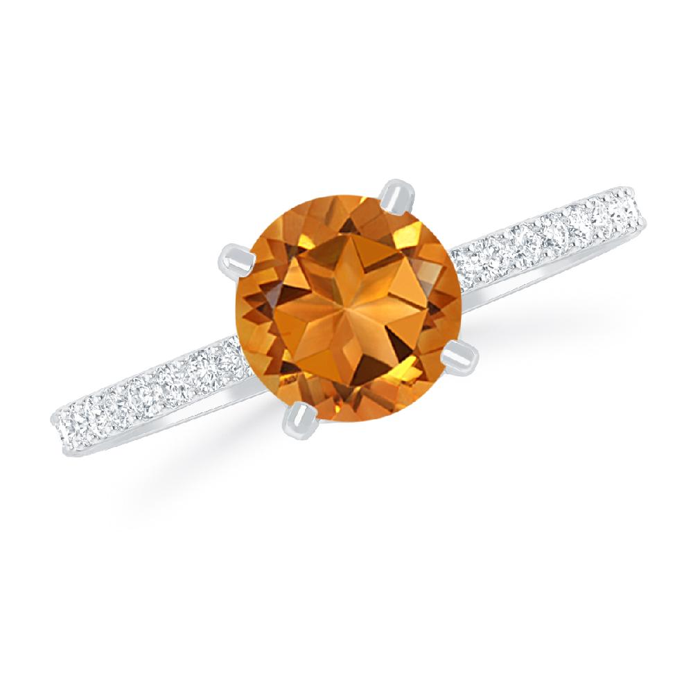 White Gold - Citrine