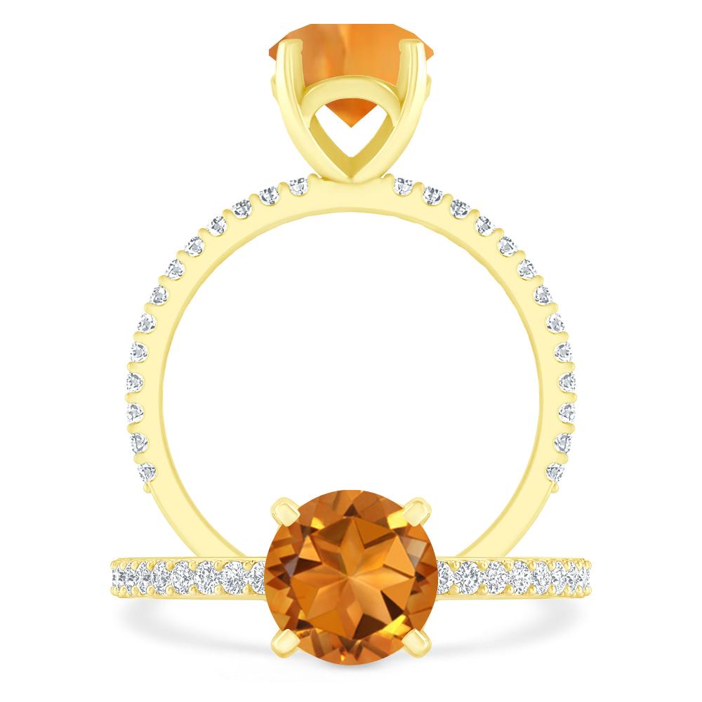 Yellow Gold - Citrine