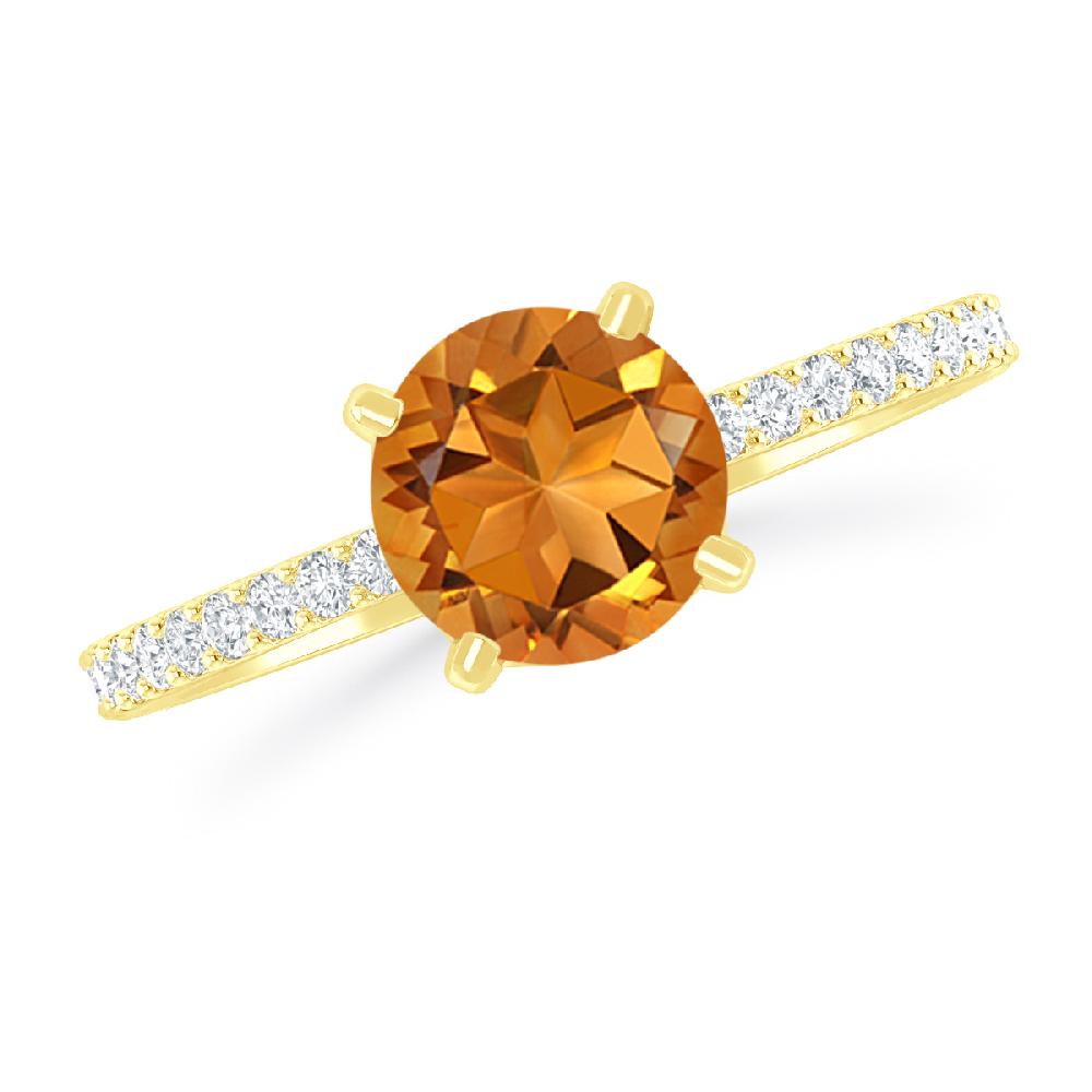 Yellow Gold - Citrine