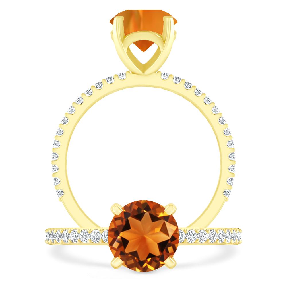 Yellow Gold - Citrine