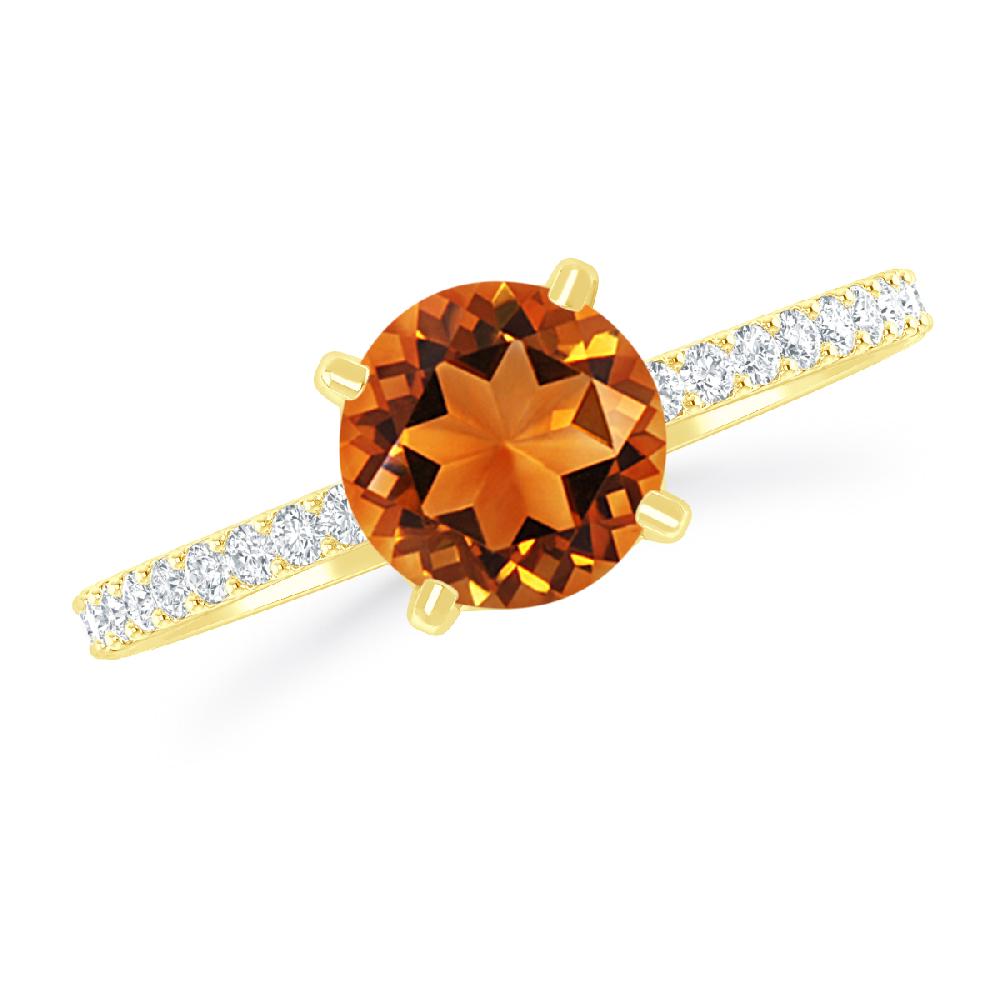 Yellow Gold - Citrine