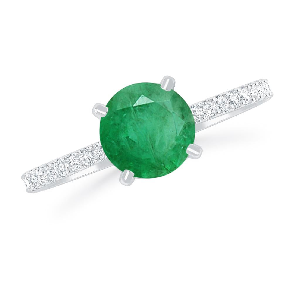 White Gold - Emerald