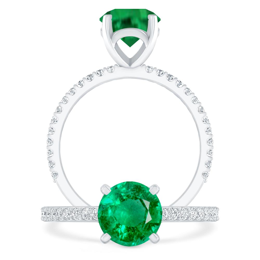 White Gold - Emerald