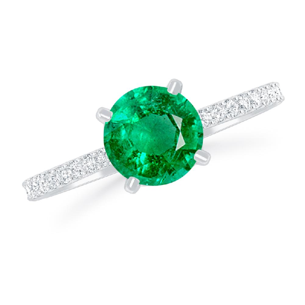 White Gold - Emerald