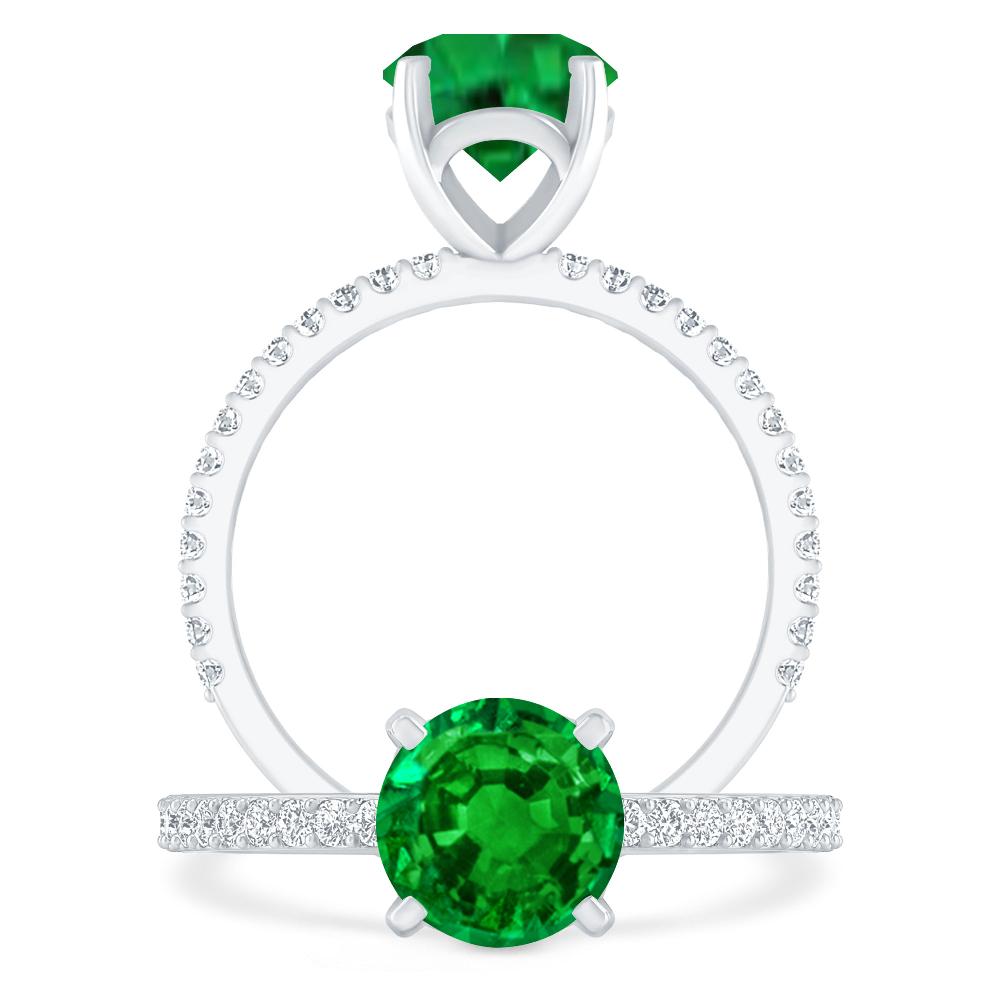 White Gold - Emerald