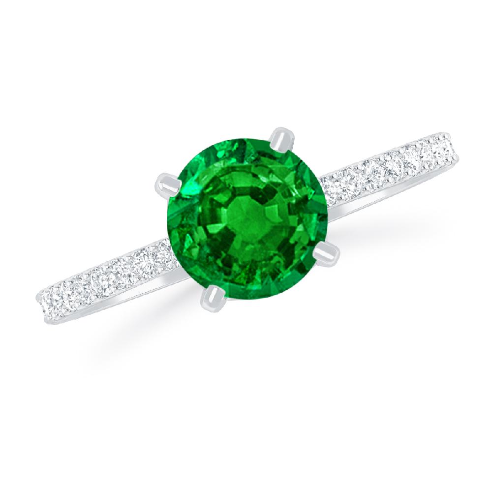 White Gold - Emerald