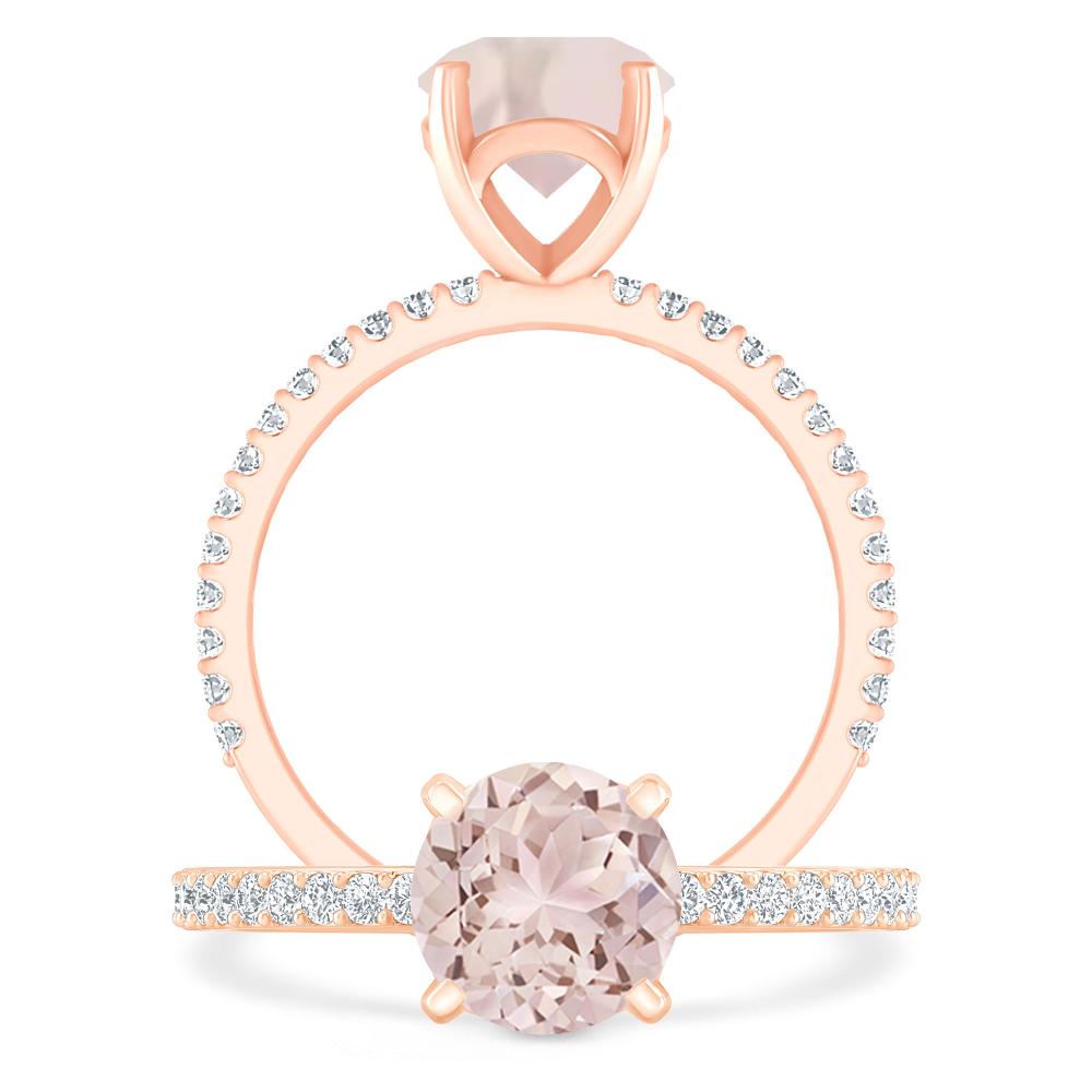 Rose Gold - Morganite