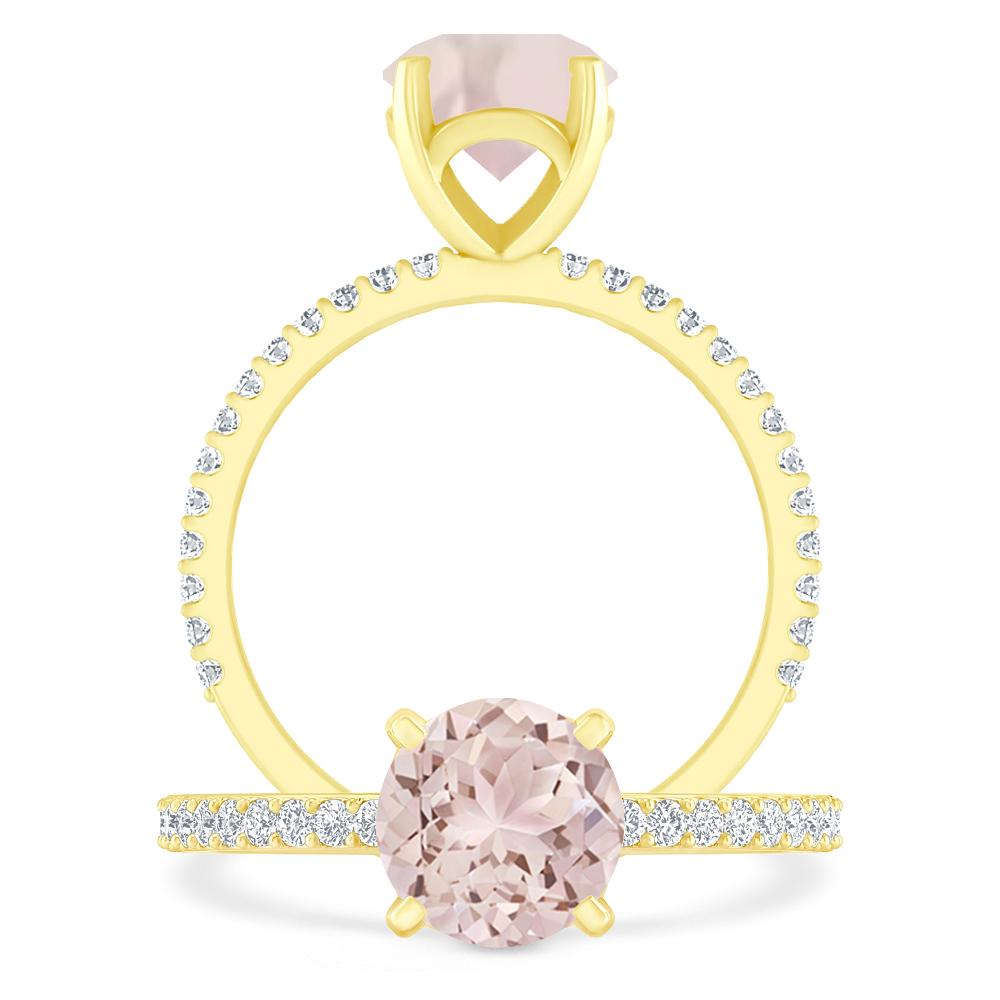 Yellow Gold - Morganite