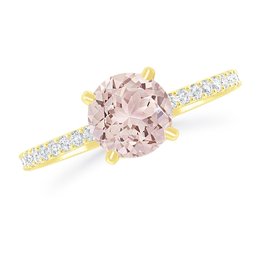 Yellow Gold - Morganite