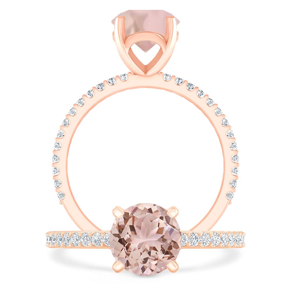 Rose Gold - Morganite