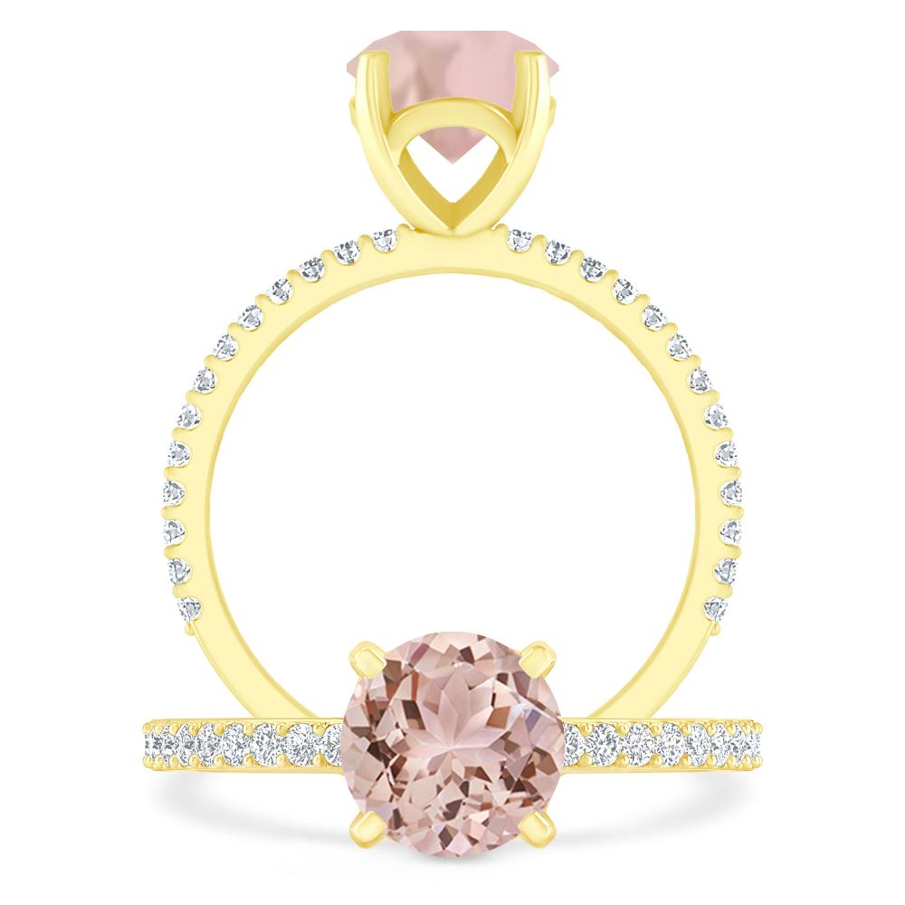 Yellow Gold - Morganite