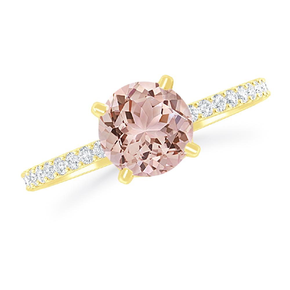 Yellow Gold - Morganite