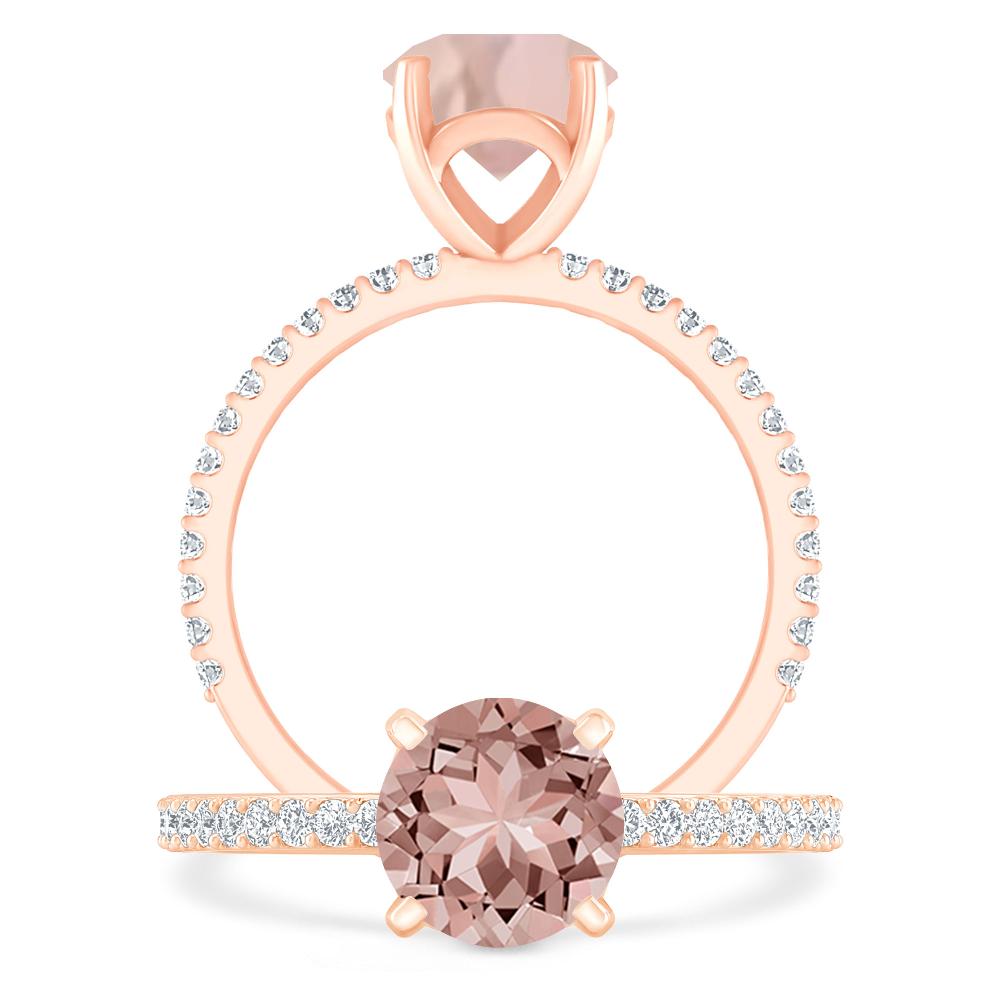 Rose Gold - Morganite