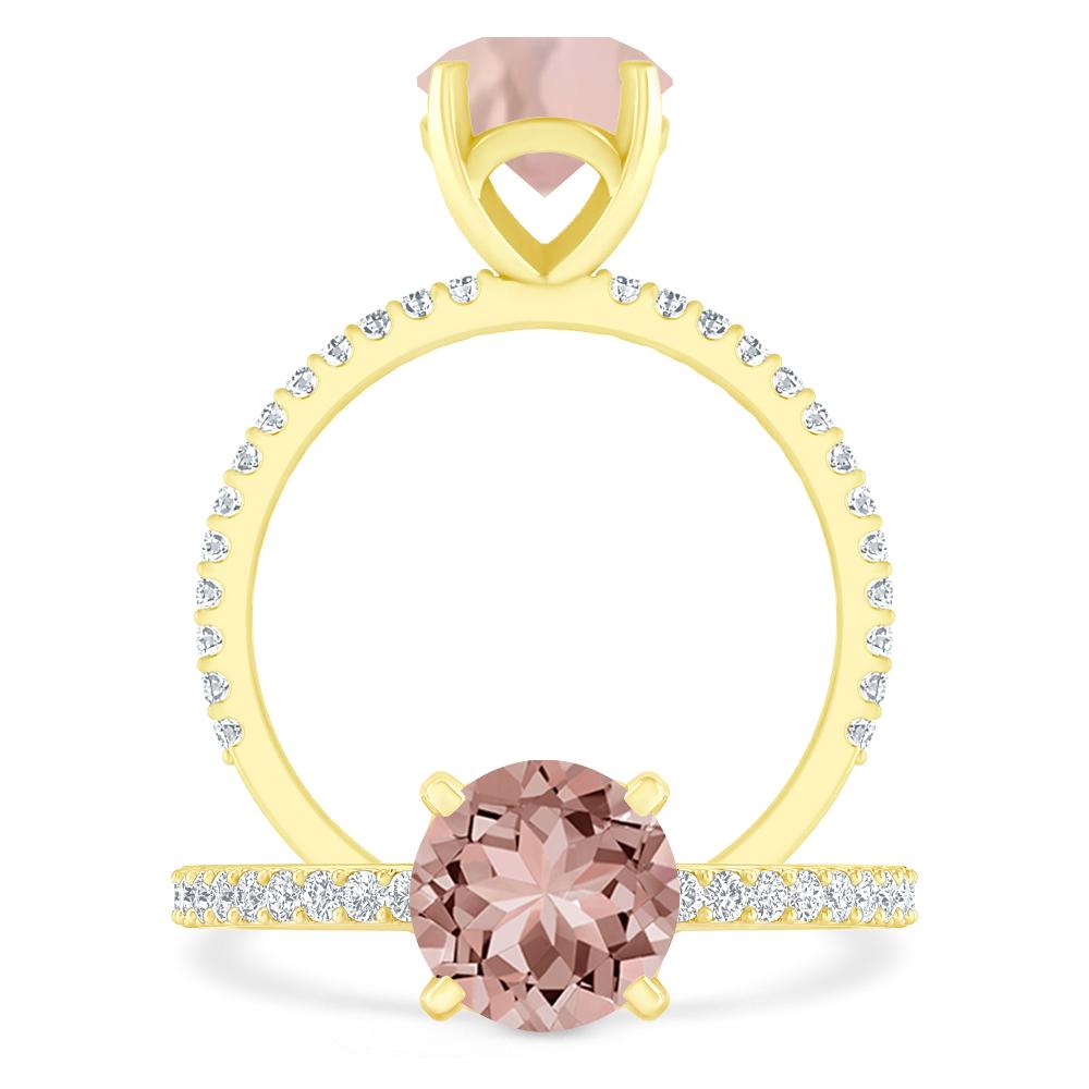 Yellow Gold - Morganite