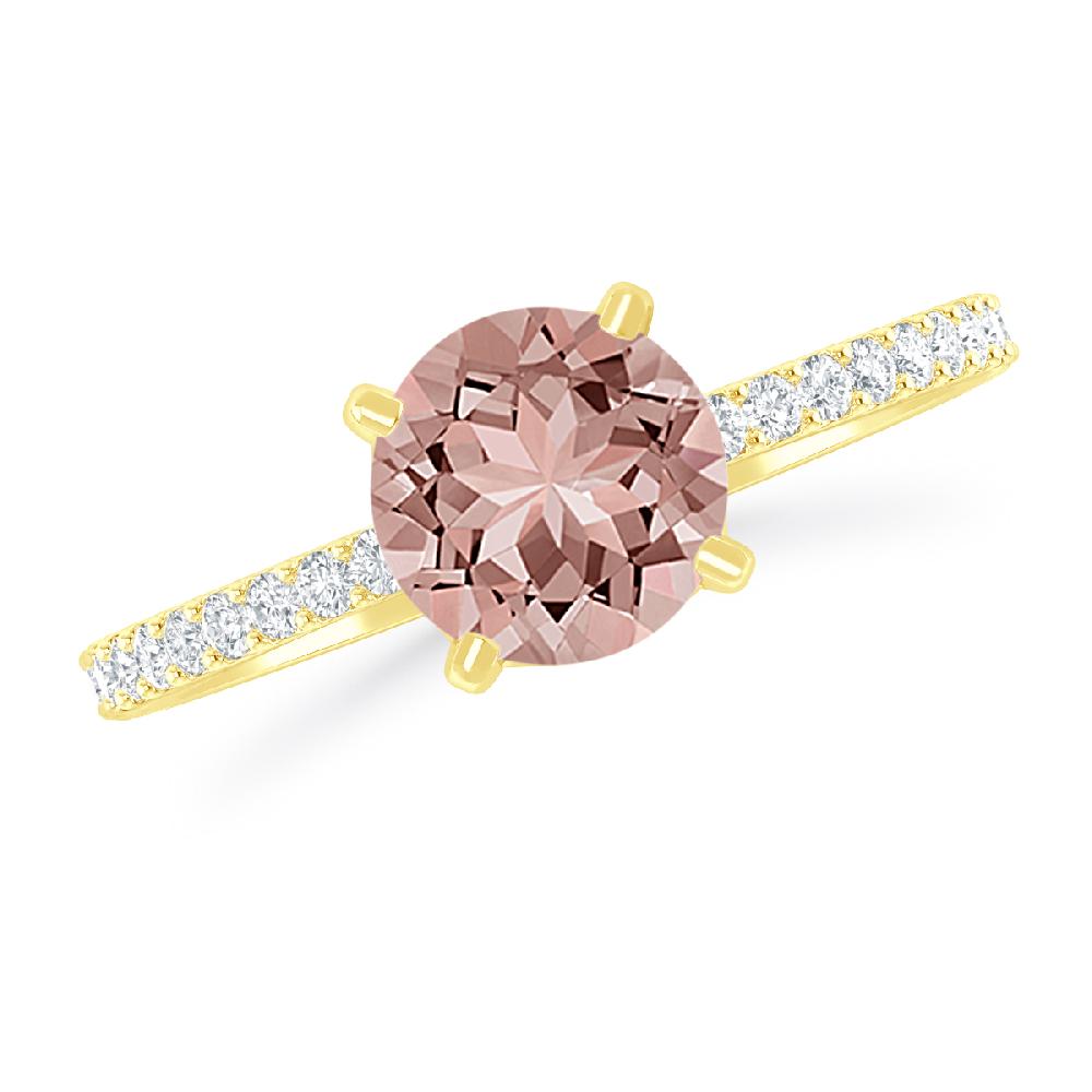 Yellow Gold - Morganite