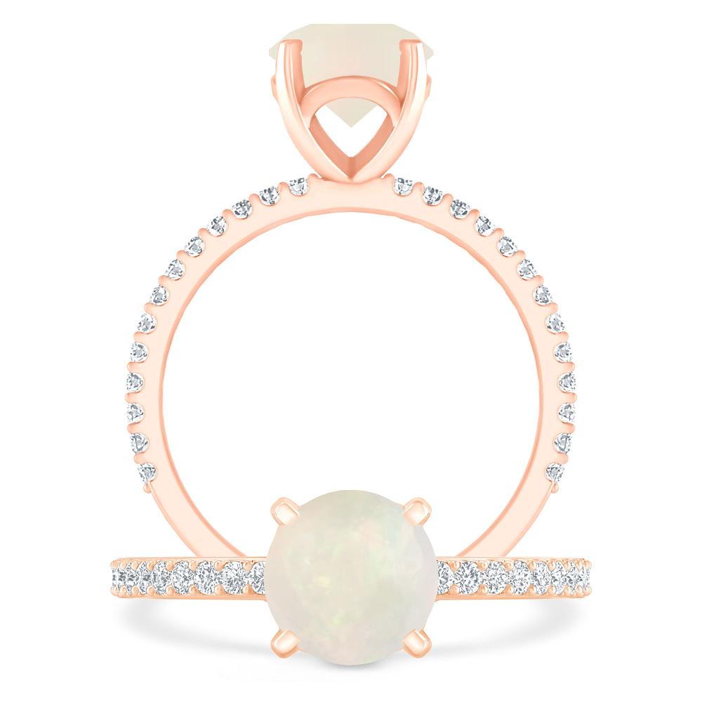 Rose Gold - Opal