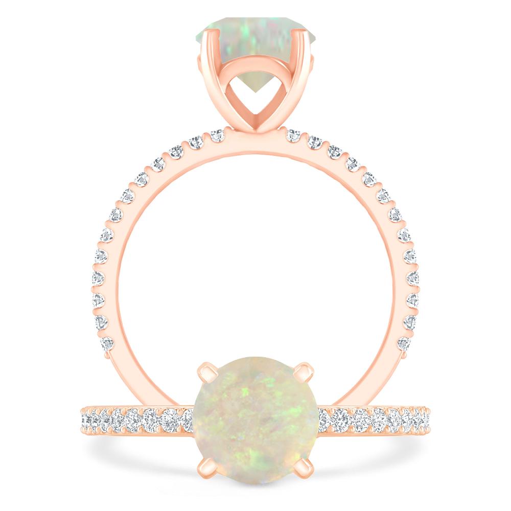 Rose Gold - Opal