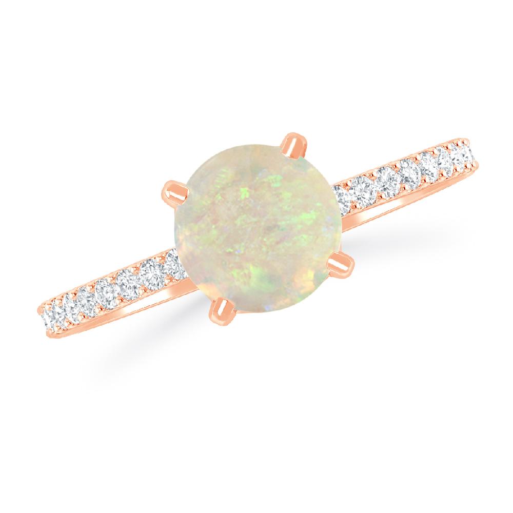 Rose Gold - Opal