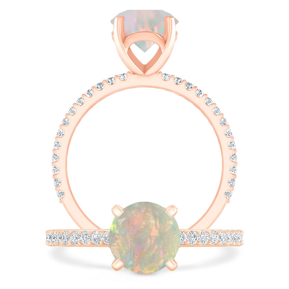 Rose Gold - Opal