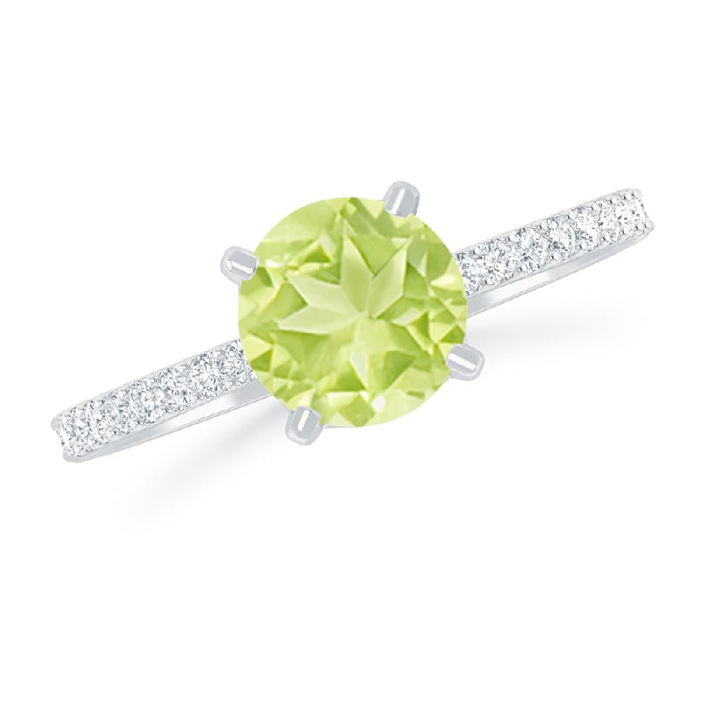 White Gold - Peridot