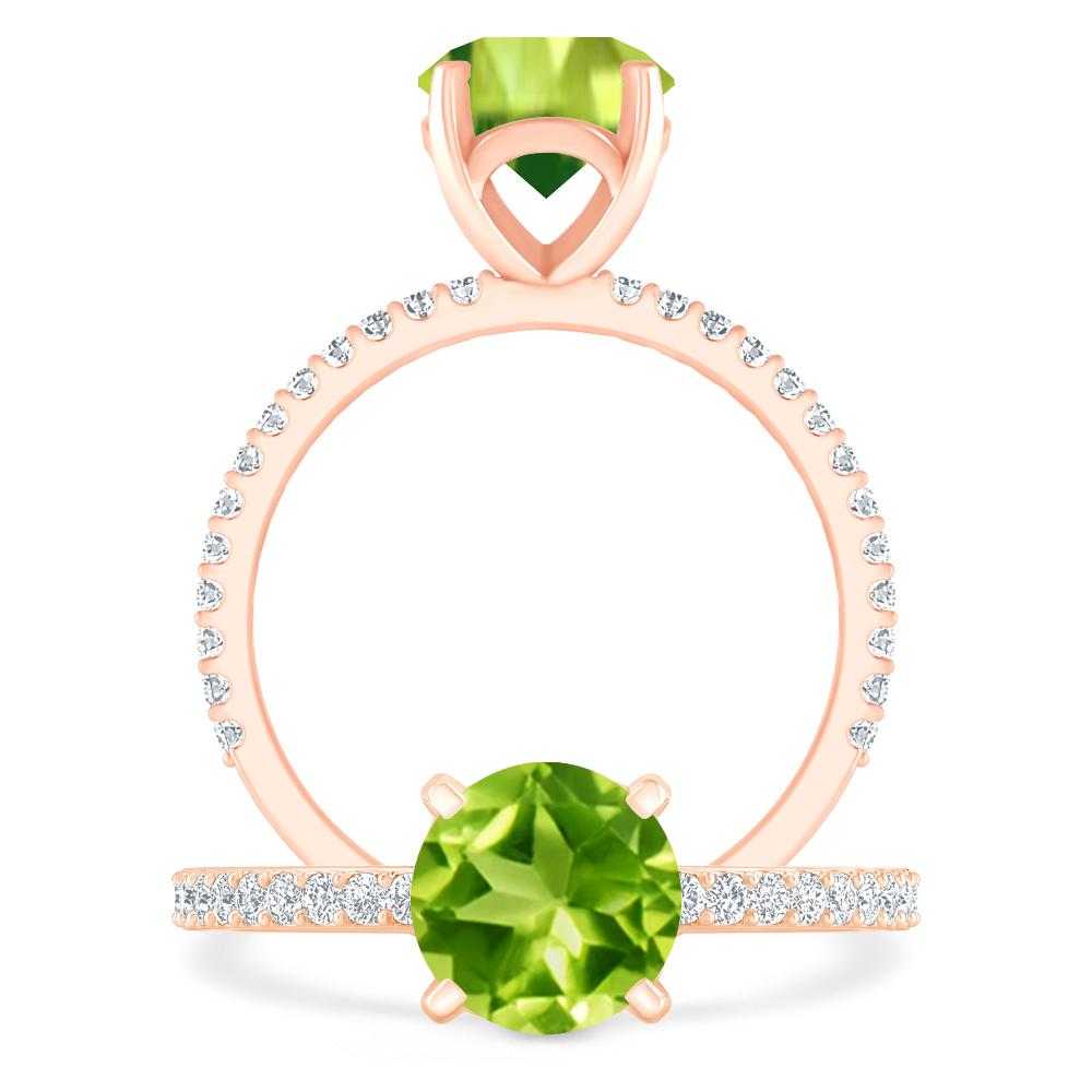 Rose Gold - Peridot