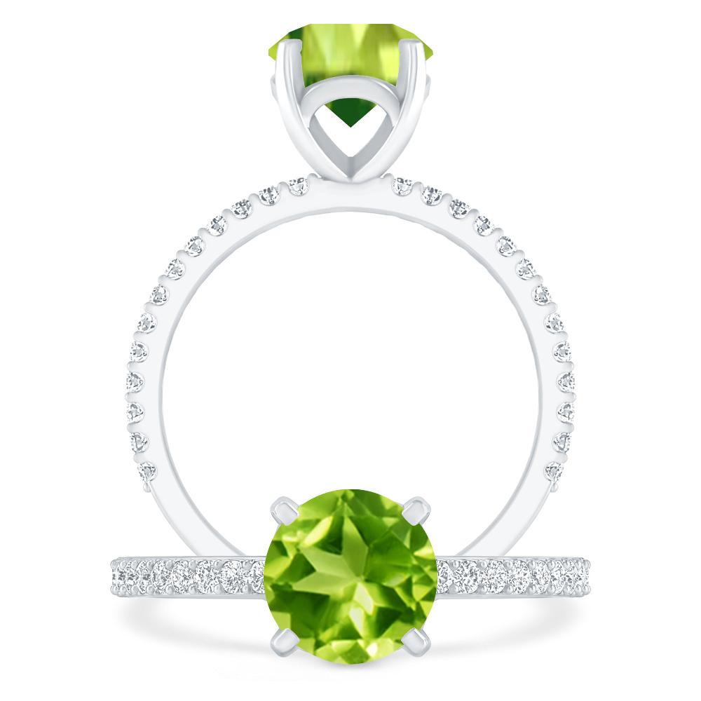 White Gold - Peridot