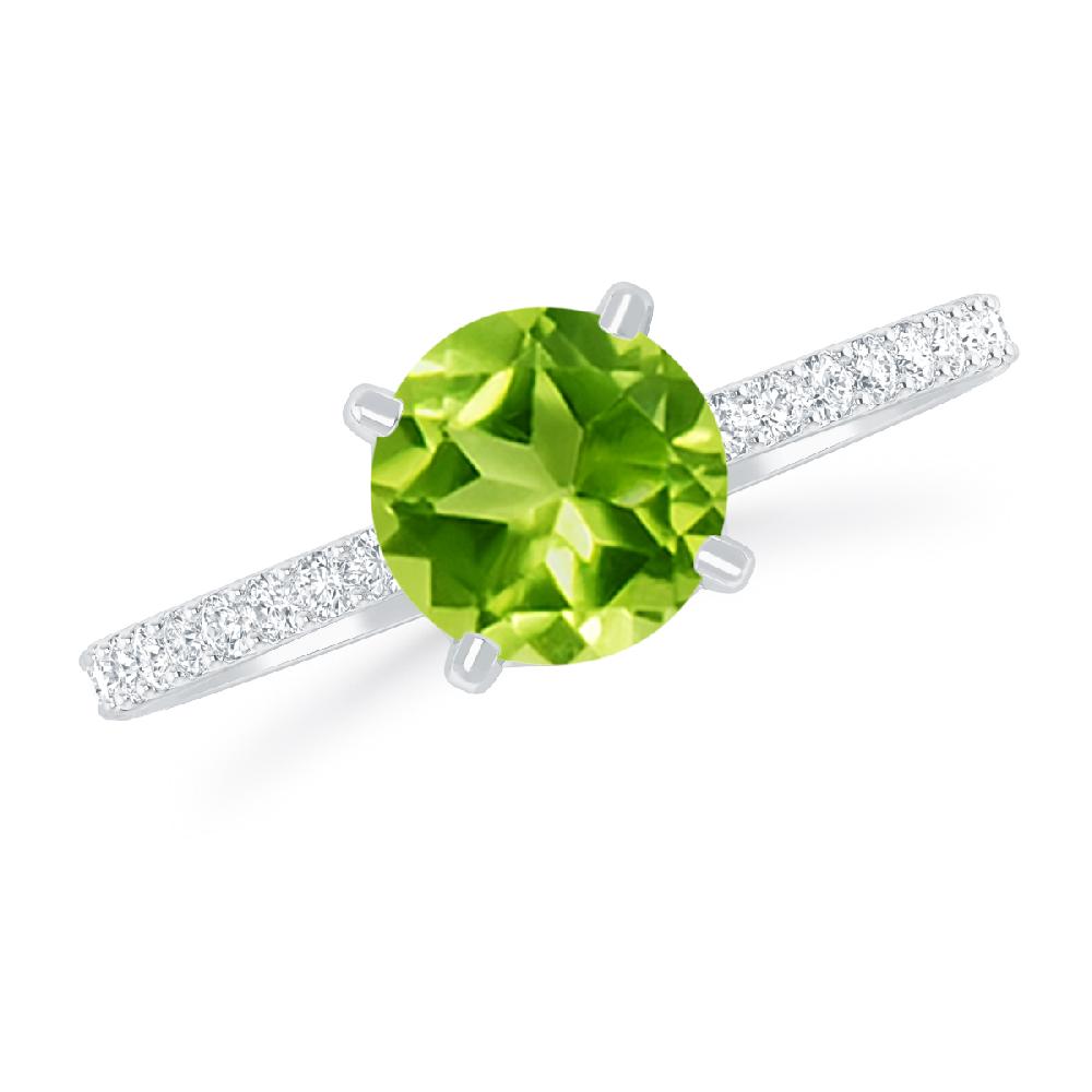 White Gold - Peridot