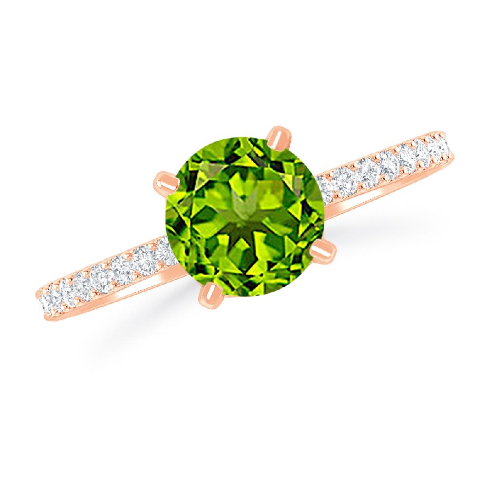 Rose Gold - Peridot