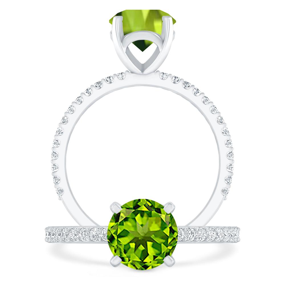 White Gold - Peridot