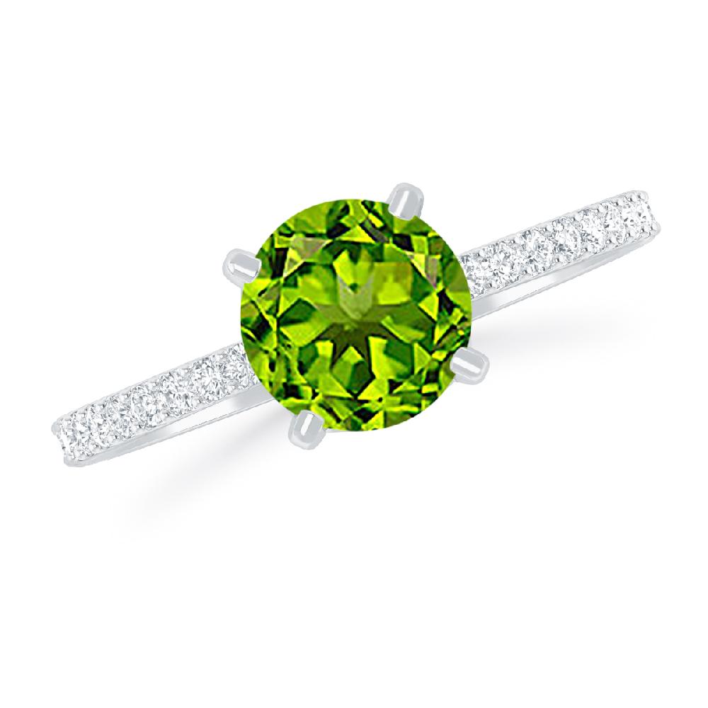 White Gold - Peridot