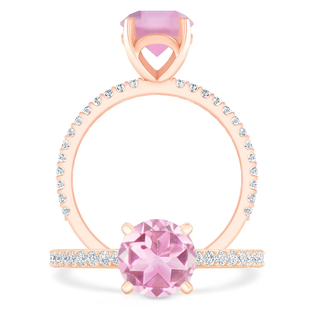 Rose Gold - Pink Tourmaline