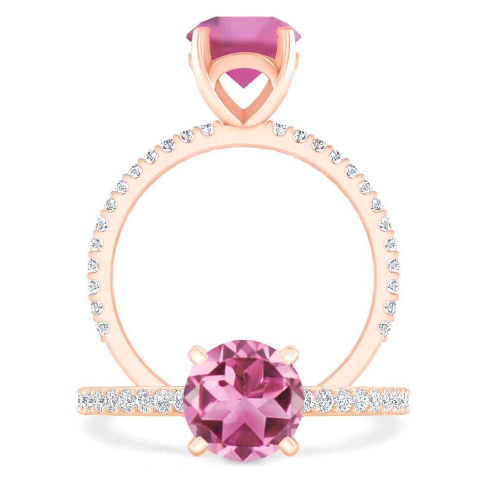 Rose Gold - Pink Tourmaline