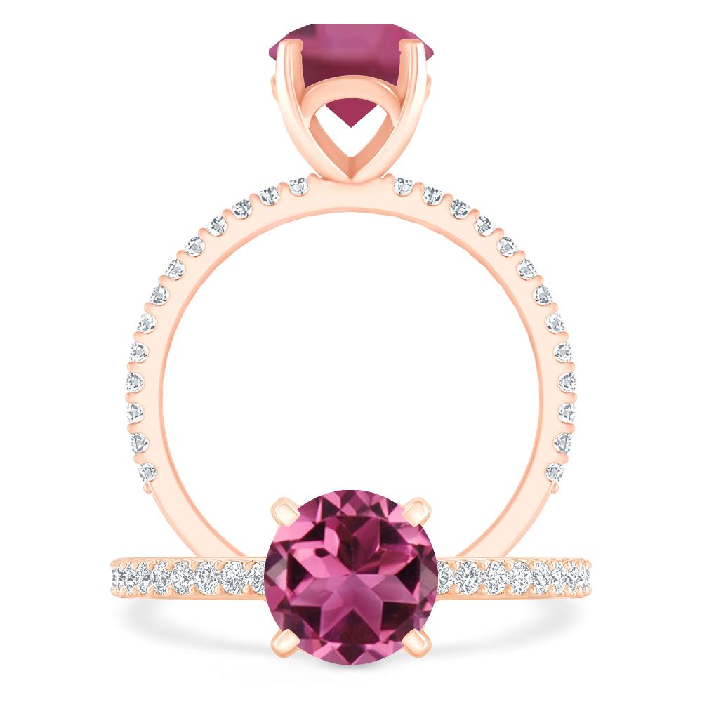 Rose Gold - Pink Tourmaline