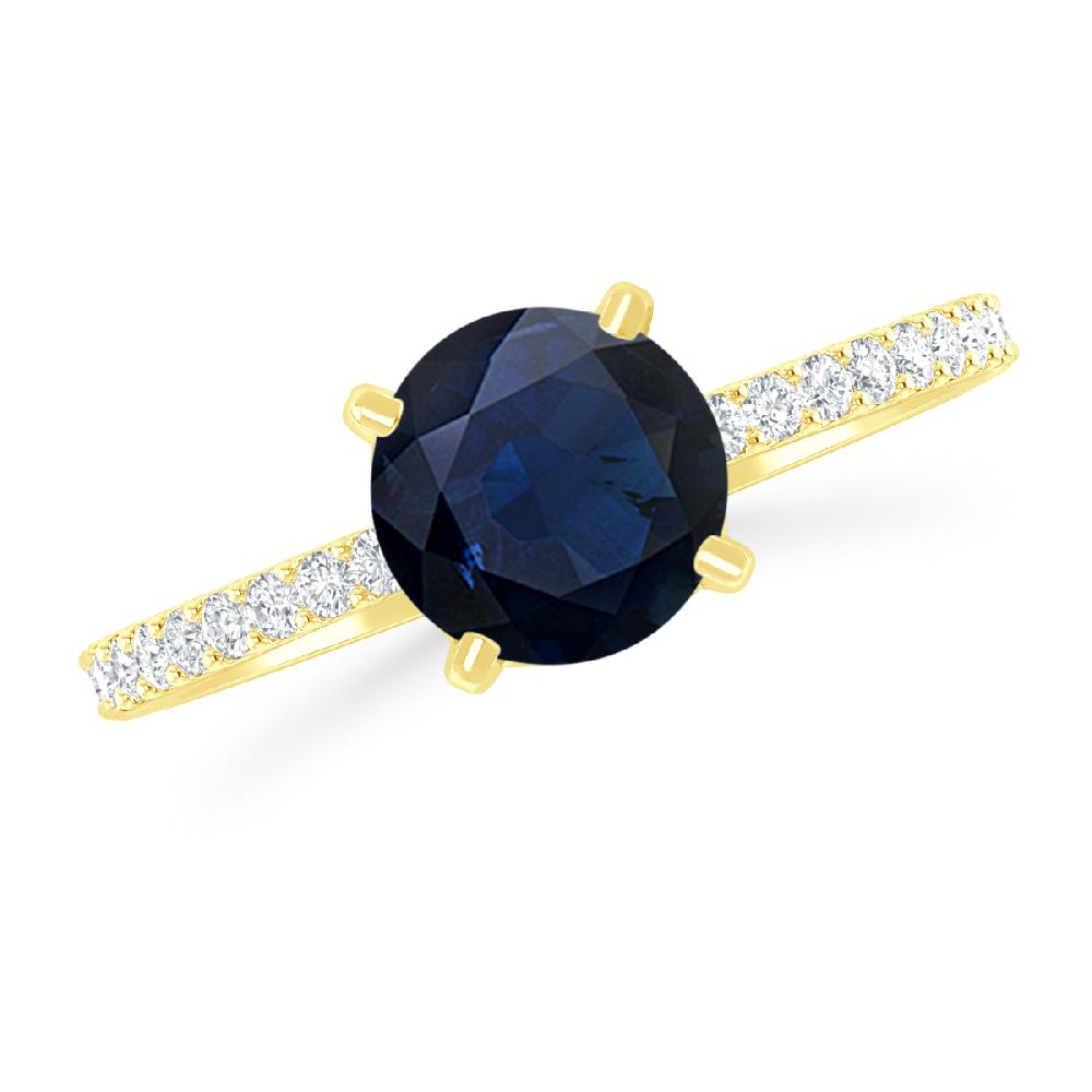 Yellow Gold - Sapphire