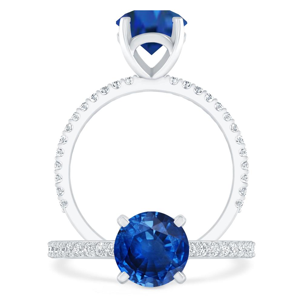 White Gold - Sapphire